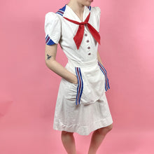 Load image into Gallery viewer, Documented 1941 Patriotic 3 Piece Dress Set