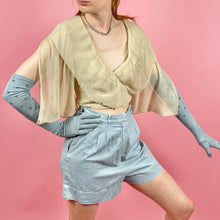 Load image into Gallery viewer, 1930s Crinkle Silk Chiffon Wrap Blouse