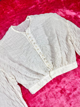 Load image into Gallery viewer, 1860s Puckered cotton blouse