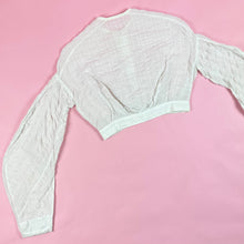 Load image into Gallery viewer, 1860s Puckered cotton blouse