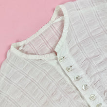 Load image into Gallery viewer, 1860s Puckered cotton blouse