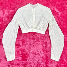 Load image into Gallery viewer, 1860s Puckered cotton blouse