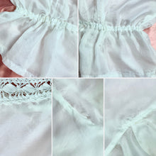 Load image into Gallery viewer, 1930s Parachute Silk And Crochet Blouse