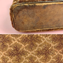 Load image into Gallery viewer, Structured Civil War Era Carpet Bag With Leather Trim