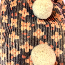 Load image into Gallery viewer, 1920s Printed Corduroy Clown Doll Bag