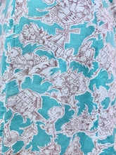 Load image into Gallery viewer, Late 30s/ Early 40s Castle/Windmill Novelty Print Feedsack Dress