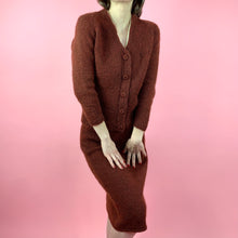Load image into Gallery viewer, 1950s Rusty Wool 2 Piece Knit Set