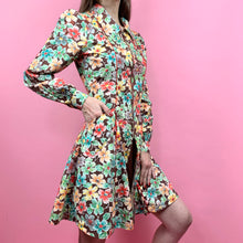 Load image into Gallery viewer, 1930s Floral Printed Cotton Smock Jacket