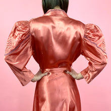 Load image into Gallery viewer, 1940s Rayon Satin Dressing Gown