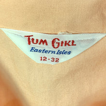 Load image into Gallery viewer, 1950s Peach "Tom Girl" Pajama Short Set