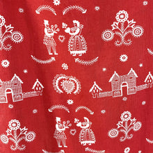 Load image into Gallery viewer, 1940s Folk Print Pinafore