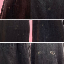 Load image into Gallery viewer, 1920s Silk Velvet Bohemian Dress With Beaded & Embroidered Balloon Sleeves