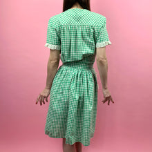 Load image into Gallery viewer, 1930s 2 Pc Gingham Set