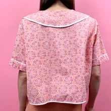 Load image into Gallery viewer, 1930s Floral Feedsack Cropped Jacket