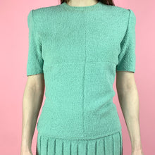 Load image into Gallery viewer, Early 1940s Von Lengerke & Antoine Seafoam Knit Sportswear Set