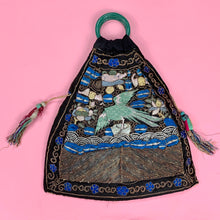Load image into Gallery viewer, 1910s Metallic & Silk Embroidered Chinese Rank Badge Bag