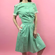 Load image into Gallery viewer, 1930s 2 Pc Gingham Set