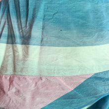 Load image into Gallery viewer, 1940s Chevron Rayon Taffeta Blouse With Pussy Bow