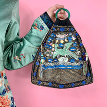Load image into Gallery viewer, 1910s Metallic & Silk Embroidered Chinese Rank Badge Bag