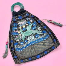 Load image into Gallery viewer, 1910s Metallic & Silk Embroidered Chinese Rank Badge Bag