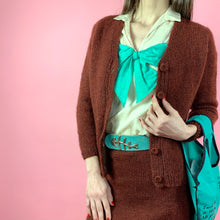 Load image into Gallery viewer, 1950s Rusty Wool 2 Piece Knit Set
