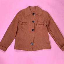 Load image into Gallery viewer, 1930s Slubbed Linen 2 Piece Suit With Chunky Buttons