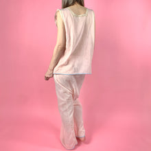 Load image into Gallery viewer, 1920s 2 pc Pajama Set w/ Ribbonwork