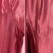 Load image into Gallery viewer, Blood Red 1920s Silk Charmeuse 1920s Dress