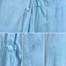 Load image into Gallery viewer, 1910s Blue Chambray Workwear Chore Dress W/ Sailor Collar
