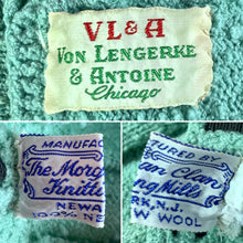 Load image into Gallery viewer, Early 1940s Von Lengerke & Antoine Seafoam Knit Sportswear Set