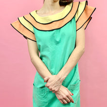 Load image into Gallery viewer, 1930s Angelica Uniform Work Dress W/ Dramatic Tiered Collar & Sleeves