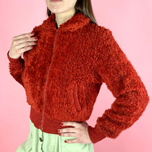 Load image into Gallery viewer, 1938 "Baby Buffalo" Faux Fur Knit Sports Jacket
