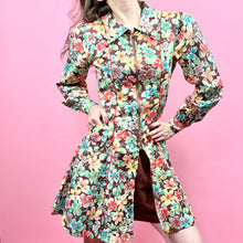 Load image into Gallery viewer, 1930s Floral Printed Cotton Smock Jacket