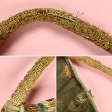 Load image into Gallery viewer, Square Civil War Era Carpet Bag