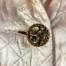 Load image into Gallery viewer, 1940s Blush Pink Quilted Satin Robe