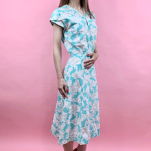 Load image into Gallery viewer, Late 30s/ Early 40s Castle/Windmill Novelty Print Feedsack Dress