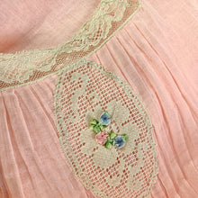 Load image into Gallery viewer, 1920s 2 pc Pajama Set w/ Ribbonwork