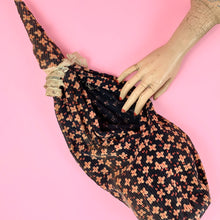 Load image into Gallery viewer, 1920s Printed Corduroy Clown Doll Bag