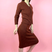 Load image into Gallery viewer, 1950s Rusty Wool 2 Piece Knit Set