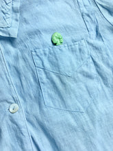 Load image into Gallery viewer, 1910s Blue Chambray Workwear Chore Dress W/ Sailor Collar