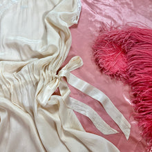 Load image into Gallery viewer, 1920s "Hentriette" Weber Paris Silk Nightgown w/ Embroidered Cherubs/Angels & Ribbon Bows