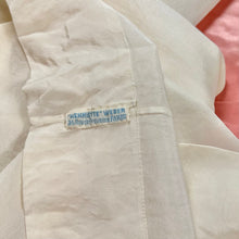 Load image into Gallery viewer, 1920s "Hentriette" Weber Paris Silk Nightgown w/ Cherub Embroidered Netting & Pintucks