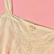 Load image into Gallery viewer, 1920s Light Pink Silk Camisole w/ Embroidery