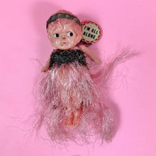 Load image into Gallery viewer, 1930s Celluloid Kewpie Doll on "I'm All Alone" Pinback
