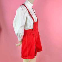 Load image into Gallery viewer, 1930s Sailor Button Overall Shorts