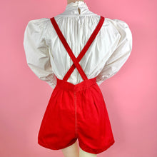 Load image into Gallery viewer, 1930s Sailor Button Overall Shorts