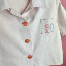 Load image into Gallery viewer, 1930s Omega Epsilon Sigma Sorority Sportswear Blouse