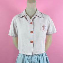 Load image into Gallery viewer, 1930s Omega Epsilon Sigma Sorority Sportswear Blouse