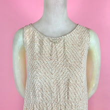 Load image into Gallery viewer, 1920s Trompe L'oeil Knit Effect Dress
