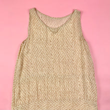 Load image into Gallery viewer, 1920s Trompe L'oeil Knit Effect Dress